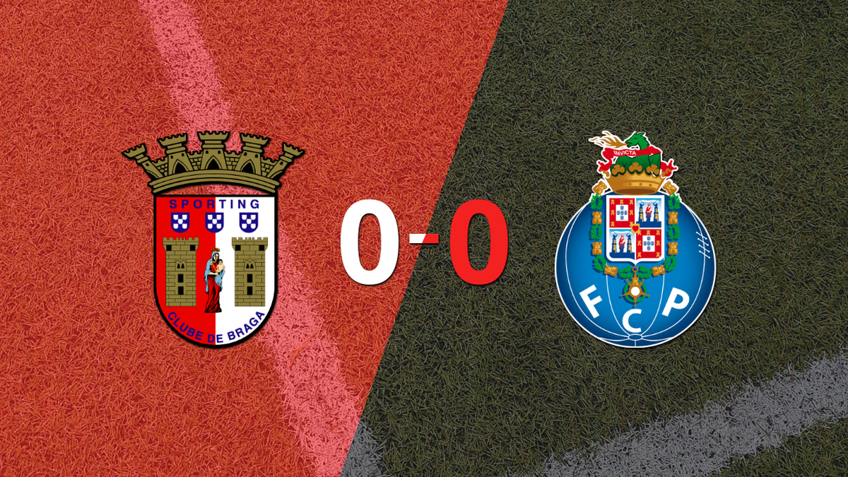 SC Braga and Porto did not hurt each other and drew goalless