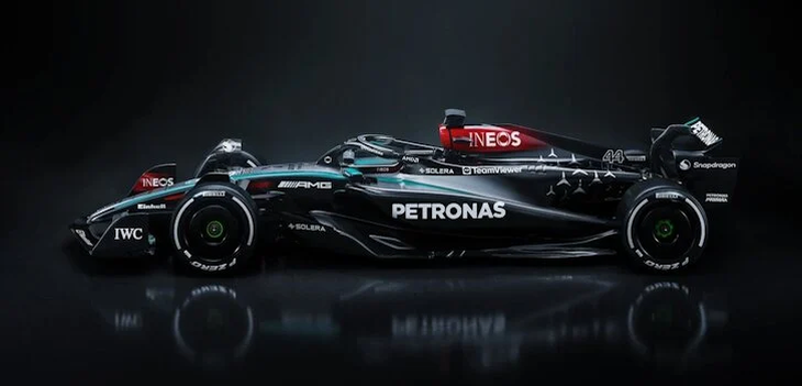 The new Mercedes W15 was presented at Silverstone The new Mercedes W15 was presented at Silverstone