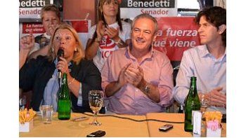 Elisa Carrió y Martín Lousteau visitaron Entre Ríos, donde dieron su apoyo al postulante a senador radical, Atilio Benedetti.