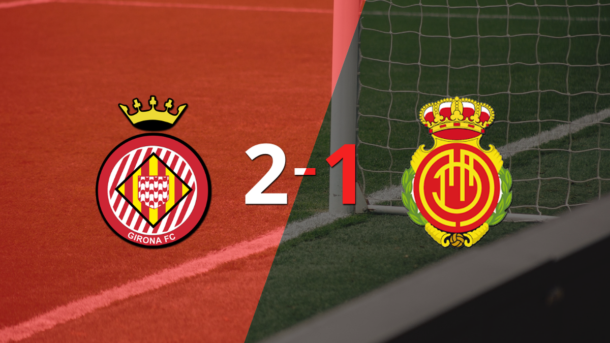 Girona achieved a 2-1 home victory against Mallorca