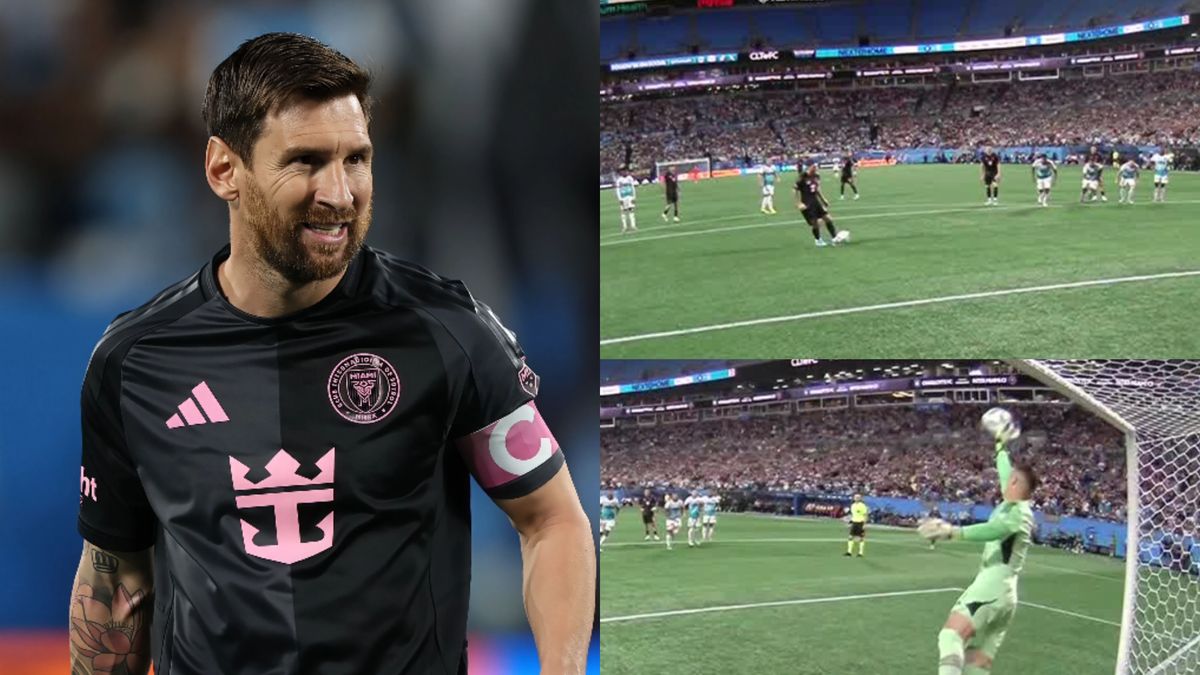 Messi missed a penalty in the defeat of Inter Miami against Charlotte in the MLS