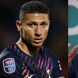 Richarlison cruzó a Flávio Bolsonaro.
