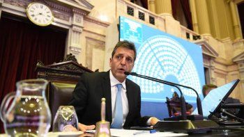 El titular de la Cámara de Diputados, Sergio Massa, se practicó un hisopado y permanece aislado.