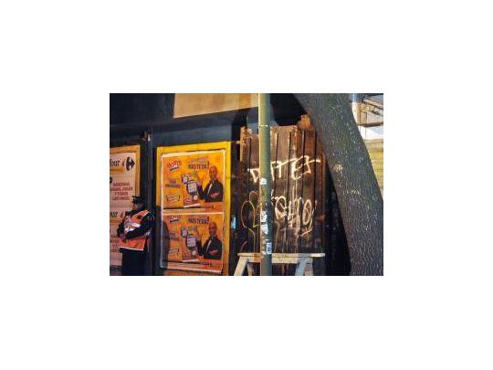 Una de las obras allanadas