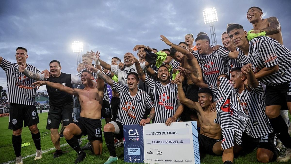 El Porvenir eliminated Lanús and shook the Argentine Cup