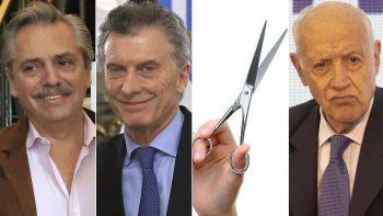 Alberto Fernández, Mauricio Macri, boleta corta y Roberto Lavagna.