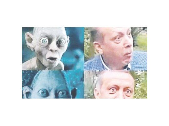 El caso llegó a un tribunal de Turquía y ahora la Justicia tiene que determinar si es “un insulto al presidente” haber comparado a Recep Tayyip Erdogan con Gollum, personaje de “El señor de los anillos”.