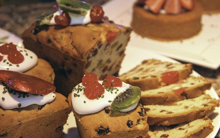 El budín navideño de Osvaldo Gross.