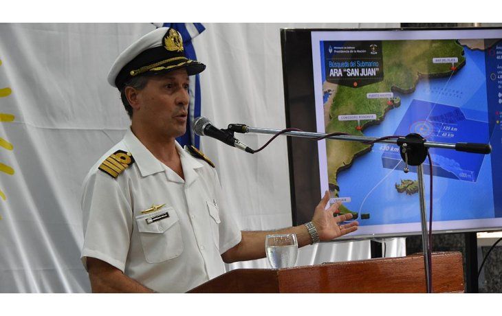 Refuerzan la búsqueda del submarino en la zona donde se detectó una explosión