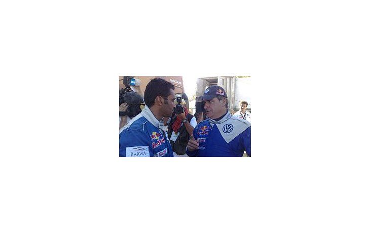 ámbito.com | Nasser Al-Attiyah y Sainz pelearán hasta el final.