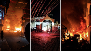 Imágenes de la explosión en Amatitán, Jalisco. Imágenes de la explosión en Amatitán, Jalisco.