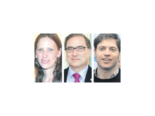 Cecilia Nahón, Jorge Argüello, Axel Kicillof