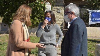 tigre: malena galmarini y julio zamora inauguraron una red cloacal que beneficiara a mas de 9800 vecinos de el talar