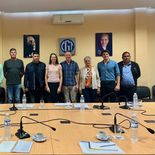 Dirigentes de la CGT junto a Verónica Nilsson. Dirigentes de la CGT junto a Verónica Nilsson.