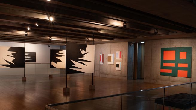 Sector del MACBA donde se expone la obra de la artista Gilda Picabea