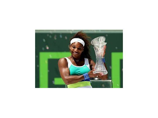 Serena Williams ganó el torneo de Miami en 2002, 2003, 2004, 2007, 2008 y 2013.