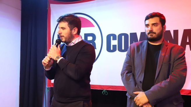 Leonel Chiarella encabezó el acto en la Comuna 11 junto al legislador Francisco Loupias.&nbsp;
