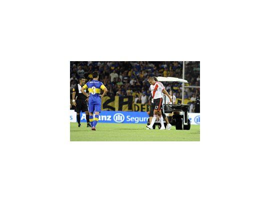 Trezeguet sufrió una distensión en el isquitibial contra Boca.