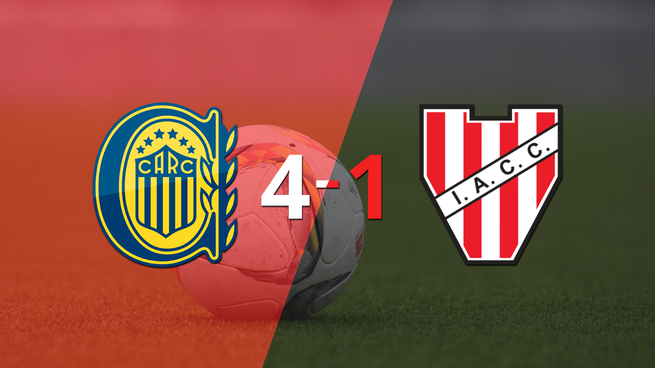 Lautaro Giaccone anotó un doblete en la goleada 4-1 de Rosario Central a Instituto