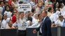 Two activists interrupted Pope Francis' audience. Two activists interrupted Pope Francis' audience.