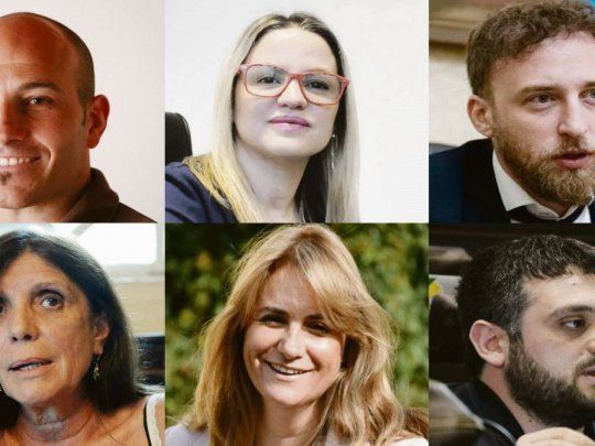 Martiniano Molina, Carolina Píparo, Federico Otermin, María Teresa García, Erica Revilla y Facundo Tignanelli.