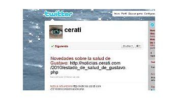 ámbito.com | El perfil de Twitter de Cerati fue el primer medio que brindó información sobre su salud