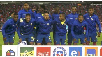 Ecuador, ya eliminado, no contará con su figura.