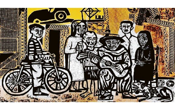 ámbito.com | Berni. “El último payador” se exhibe en la muestra “Maestros Latinoamericanos” junto a trabajos de Matta, Wifredo Lam, Torres García y Xul Solar, entre otros.