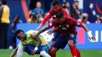 Brasil tropezó con Costa Rica en el debut de la Copa América.