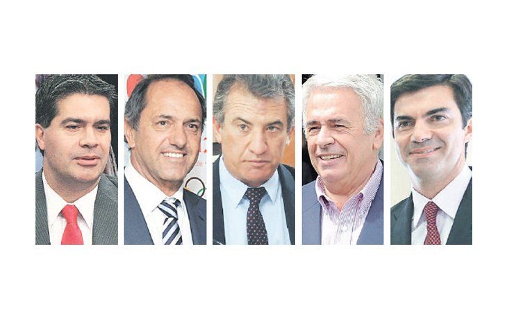 Jorge Capitanich, Daniel Scioli, Sergio Urribarri, José M. de la Sota, Juan M. Urtubey