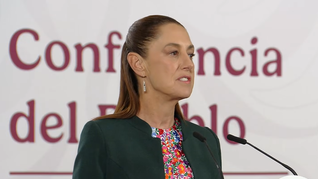 Claudia Sheinbaum en la Mañanera del Pueblo. Claudia Sheinbaum en la Mañanera del Pueblo.