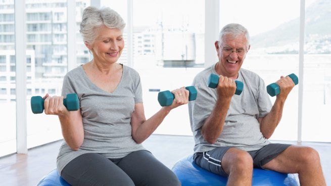 Una rutina de entrenamiento puede significar longevidad.