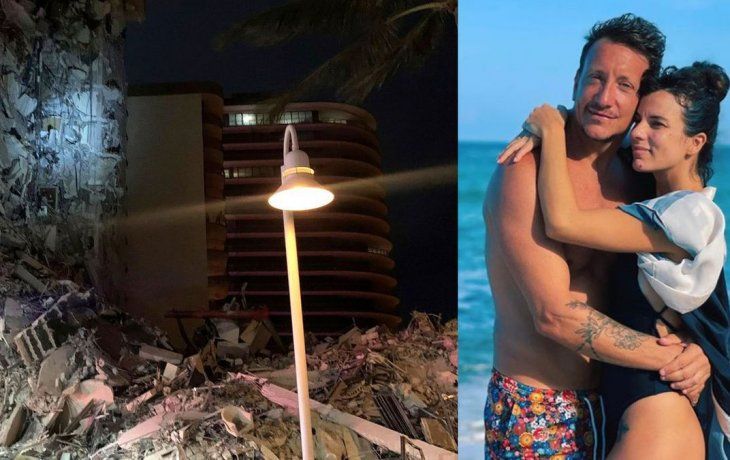 nico vazquez y gimena accardi estaban en el edificio que se derrumbo en miami