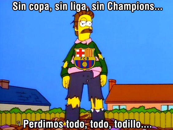 Cargadas y bromas en la Web por la derrota del Barsa (foto 7)