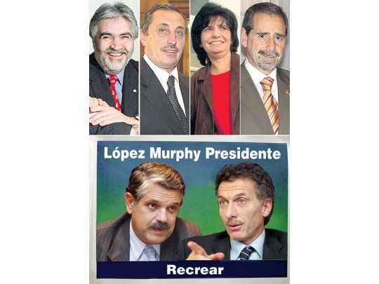 SergioAcevedo, JorgeObeid, PatriciaBullrich y RicardoJaime (arriba).