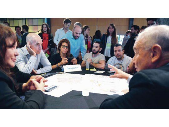 Plan vial. El jefe de Gobierno, Horacio Rodríguez Larreta, junto al secretario de Transporte, Juan José Méndez.