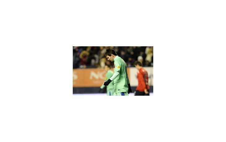 Messi no pudo desequilibrar y Barcelona se complica en la Liga.