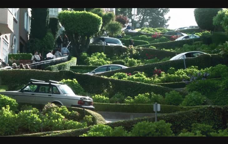 Habrá que pagar peaje para pasar por la calle Lombard, la más sinuosa del mundo