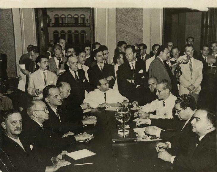 Sorteo del Mundial 1950. Sorteo del Mundial 1950.