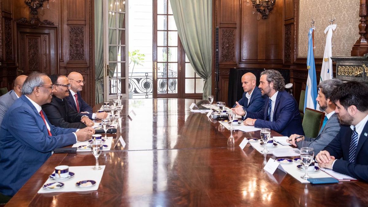 Cafiero met with Indian authorities to discuss exports