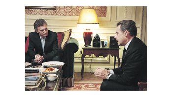 Mauricio Macri se reunió ayer con el expresidente francés Nicolas Sarkozy, quien visita la Argentina y tiene previsto dar una charla en el complejo porteño La Usina del Arte,  ubicado en La Boca.