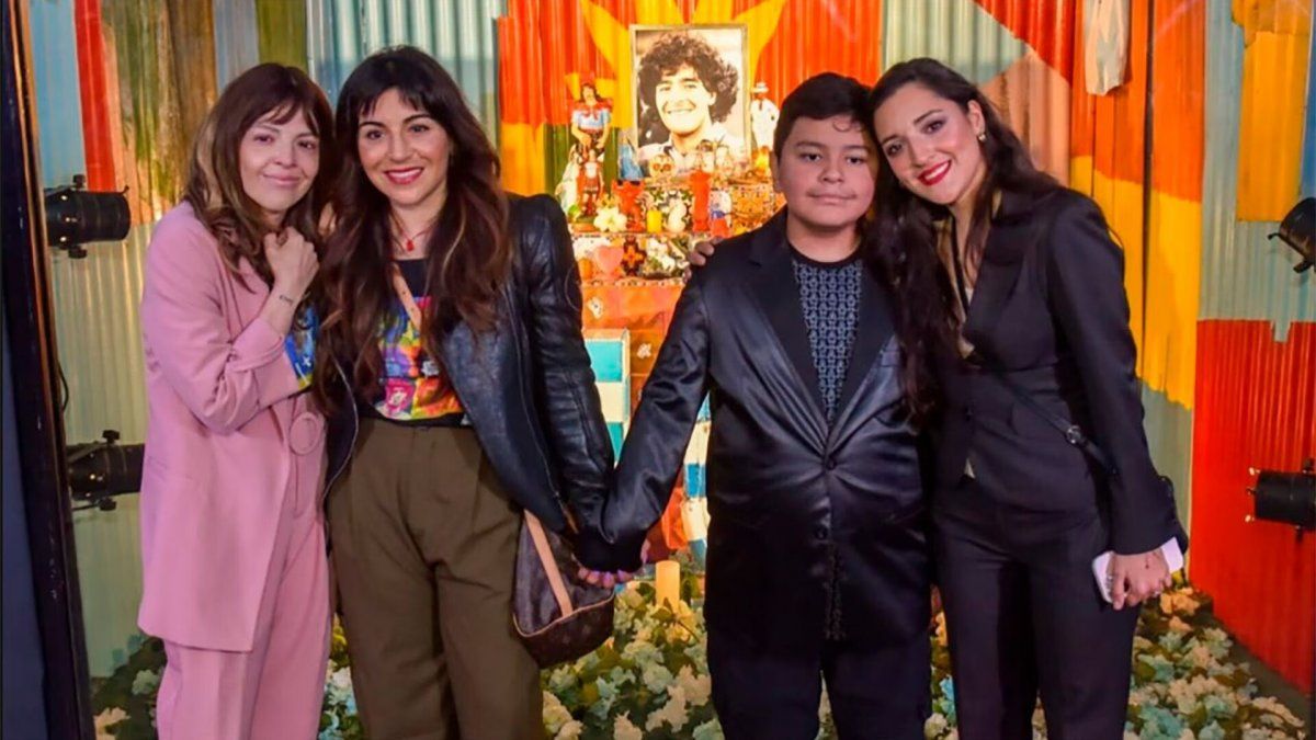 Los hijos de Diego Maradona se reunieron para homenajear a su padre