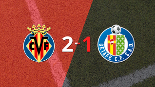 villarreal logra 3 puntos al vencer de local a getafe 2-1