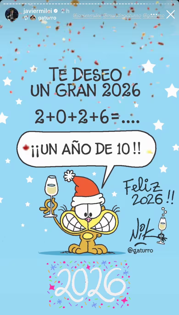 Uno de los tantos mensajes compartidos por el Presidente en sus redes sociales.