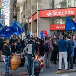Trabajadores bancarios cuestionaron la nueva franja horaria matutina impuesta por los bancos privados sin consulta previa. Trabajadores bancarios cuestionaron la nueva franja horaria matutina impuesta por los bancos privados sin consulta previa.