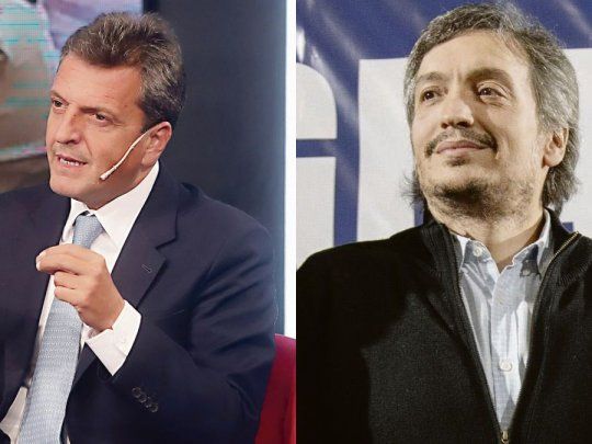 Sergio Massa y Máximo Kirchner