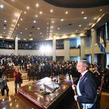 Elías Suárez, exjefe de Gabinete de Gerardo Zamora, dio su primer discurso como gobernador. Elías Suárez, exjefe de Gabinete de Gerardo Zamora, dio su primer discurso como gobernador.