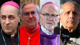 Víctor Manuel Fernández, Ángel Sixto Rossi, Vicente Bokalic Iglic y Mario Aurelio Poli, los cuatro cardenales argentinos que participarán del cónclave para elegir al nuevo Papa.&nbsp;