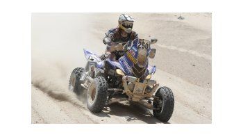 Alejandro Patronelli, con Yamaha, está a sólo dos etapas de repetir lo hecho en 2011.