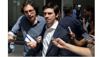 ámbito.com | La comitiva argentina al salir de la última reunión con el mediador Pollack el jueves pasado.